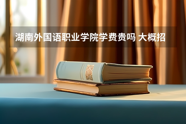 湖南外國語職業學院學費貴嗎 大概招生多少人