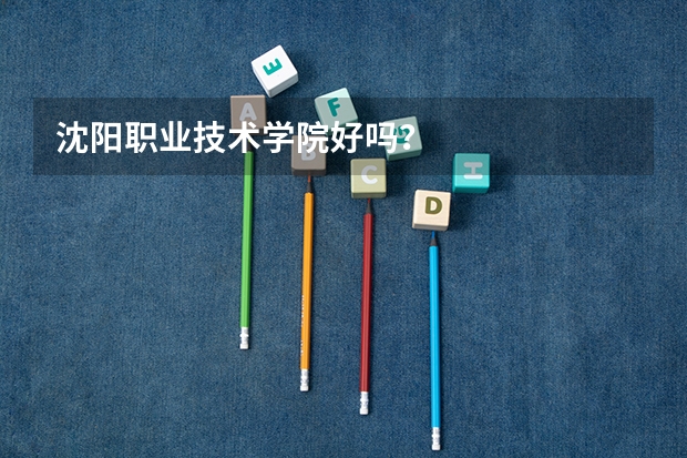 沈陽職業(yè)技術(shù)學(xué)院好嗎？