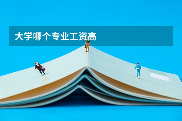 大學哪個專業(yè)工資高