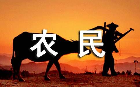 關于致廣大農民朋友的一封信