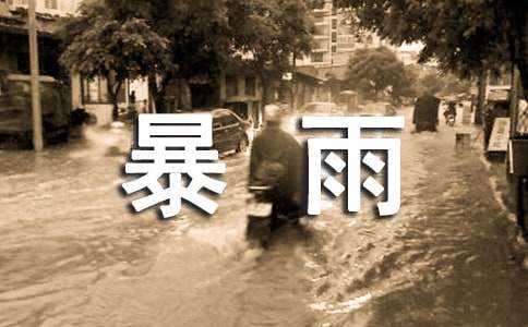 描寫暴雨的優美語段150句