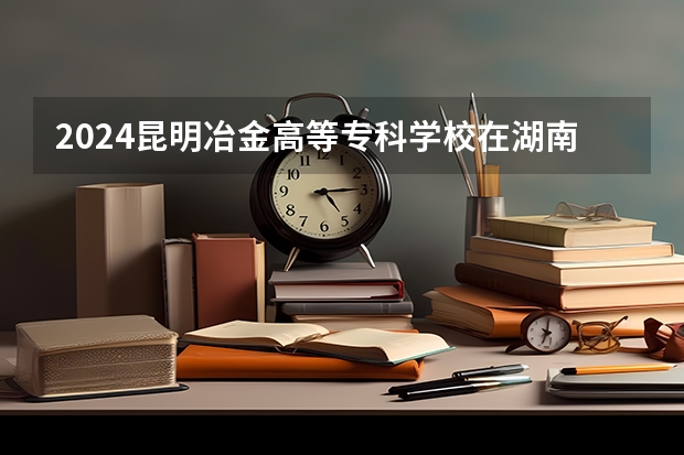 2024昆明冶金高等專科學(xué)校在湖南怎么招生的