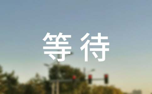 （推薦）等待初二作文
