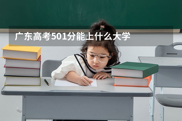 廣東高考501分能上什么大學