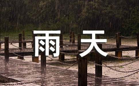 雨天高一作文650字