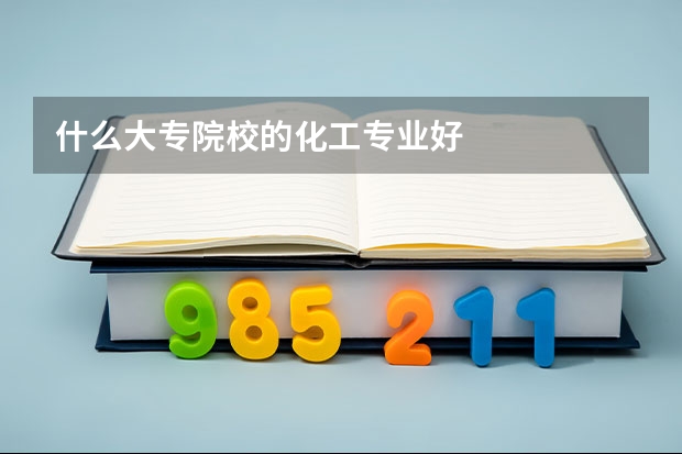 什么大專院校的化工專業好