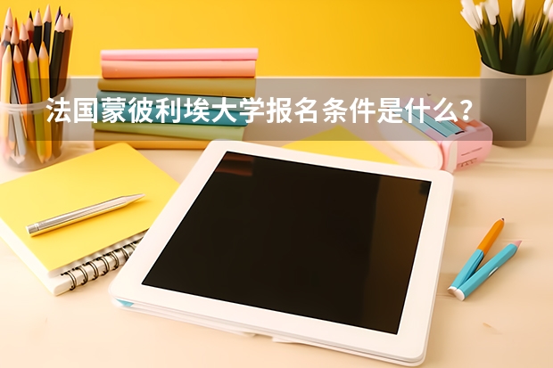 法國蒙彼利埃大學報名條件是什么？