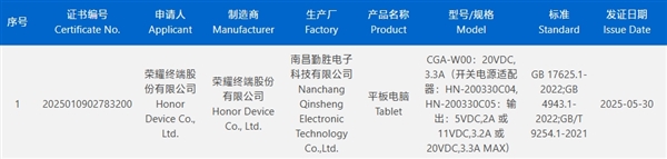 榮耀MagicPad 3入網：13英寸LCD大屏+驍龍8 Gen3