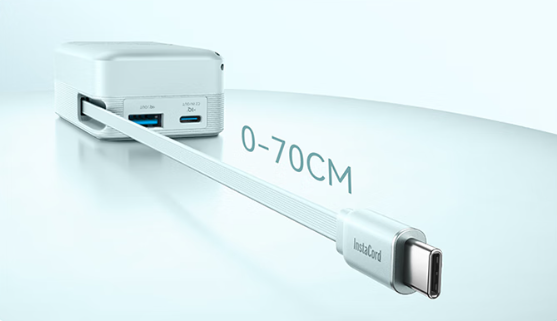 安克推出S1自帶線45W帶屏移動電源：2C+1A設計首發299元