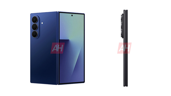 史上大尺寸雙折疊！三星Galaxy Z Fold7外觀渲染圖出爐
