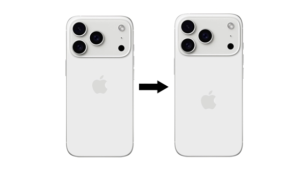 史上變化大的蘋果手機：曝iPhone 17 Pro的蘋果Logo位置下移