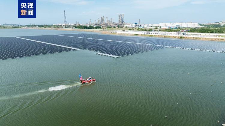我國首個海水漂浮式光伏項目建成投用