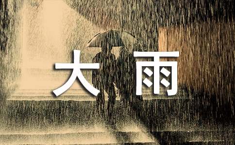 大雨一年級作文（通用17篇）
